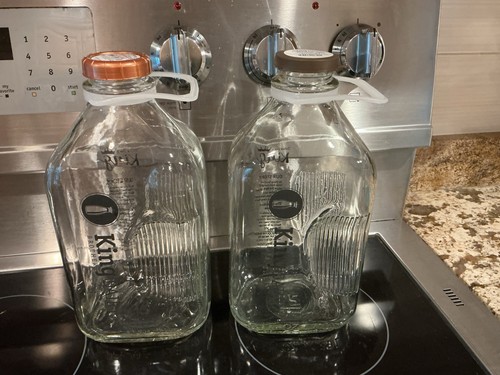 Half gallon heavy glass milk - gallon,